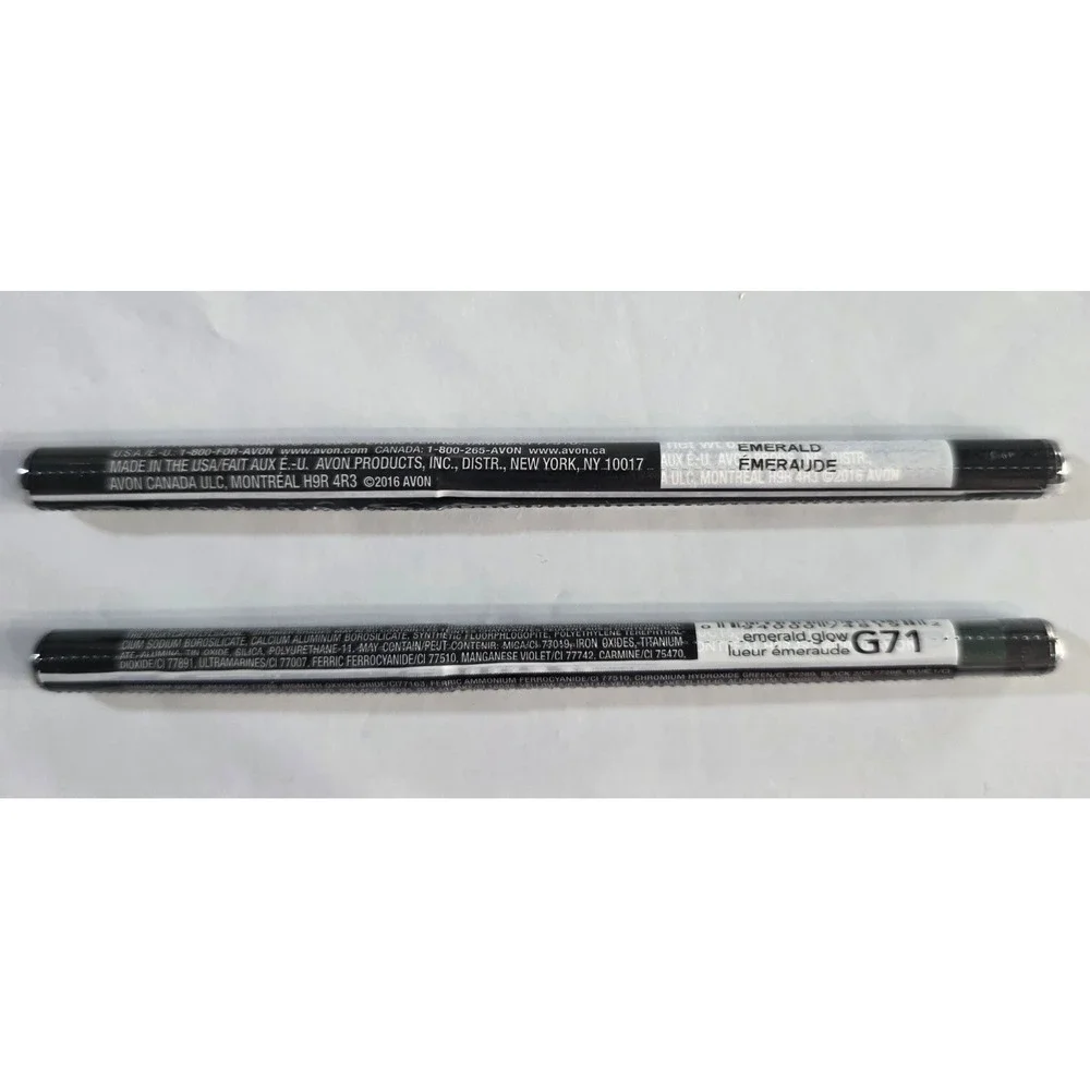 Avon Glimmersticks Diamonds Eye Liner Emerald Glow G71 Set of 2 New Sealed